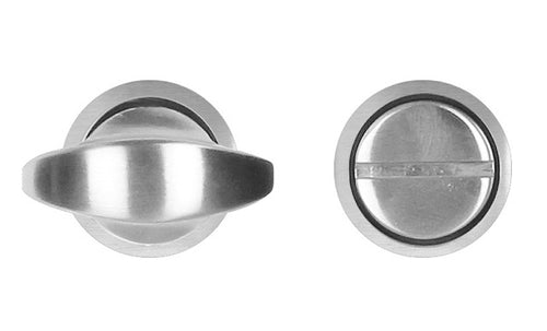 RVS geborstelde wc slot - toilet/wc garnituur minimalistic - per set - Entra E&A