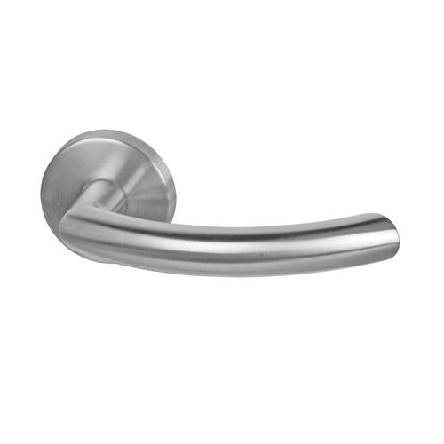 Black RVS krukstel hol op rond rozet 50mm