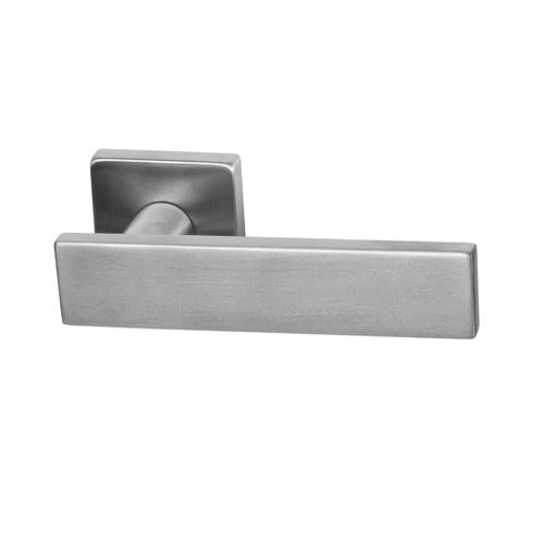 Malibu RVS krukstel hol op vierkant rozet 52mm