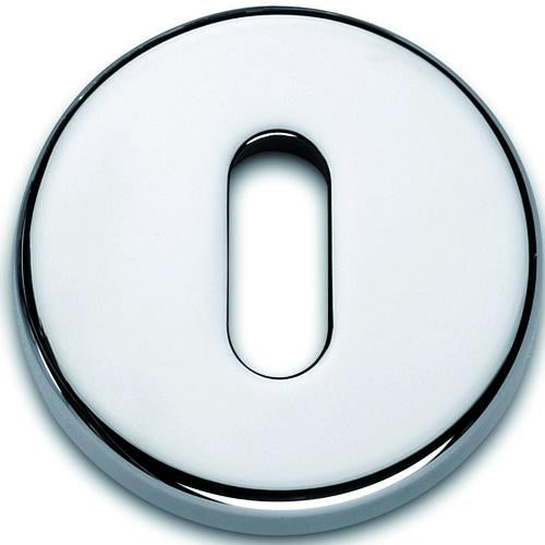 Sleutelrozet Glans Nikkel 55mm rond per paar