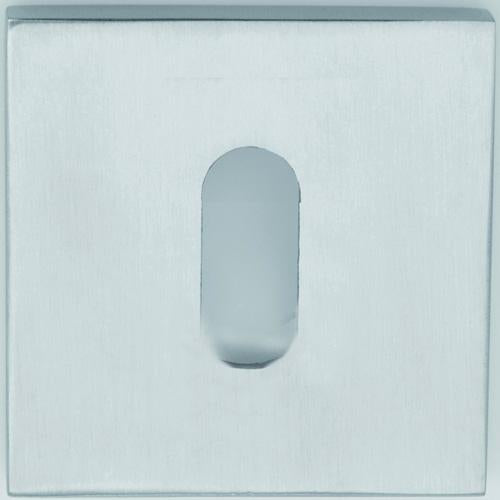 Sleutelrozet RVS 52mm per paar vierkant