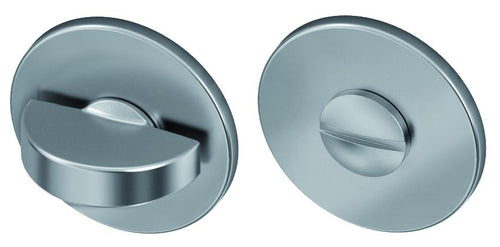 WC garnituur RVS Plano rond rozet 55 mm per set