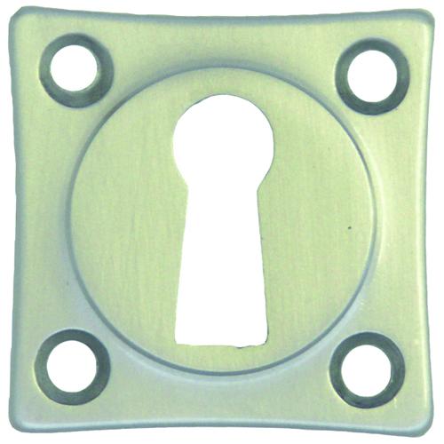 Sleutelrozet Mat Chroom 38mm vierkant per paar